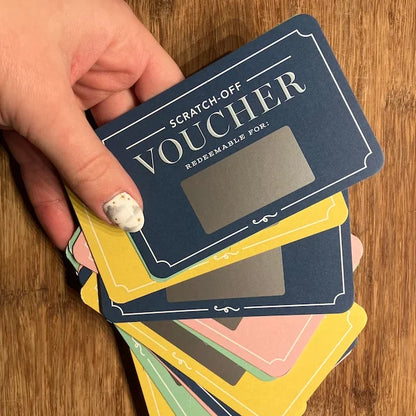 10pcs Scratch-off Vouchers Birthday Gift