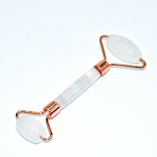 Copper &amp; Crystal Face Roller - Massager