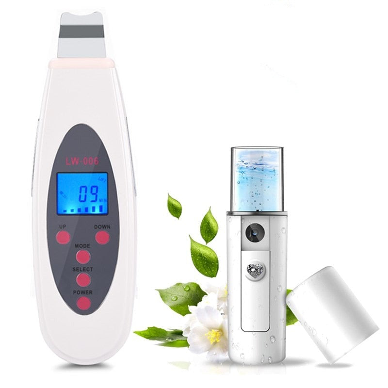 Ultrasonic Skin Scrubber Deep Face Cleaning Machine Remove Dirt