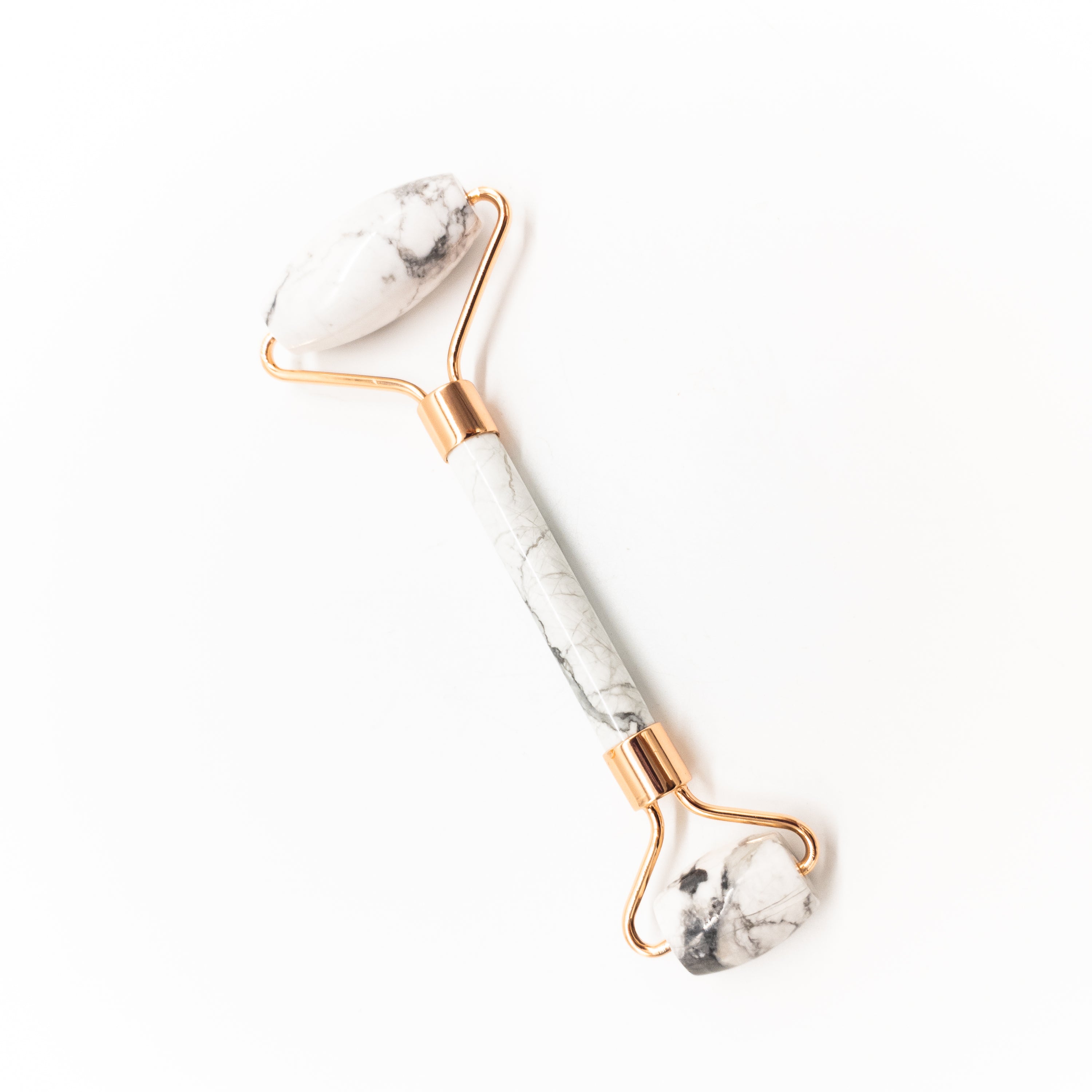 Copper &amp; Crystal Face Roller - Massager