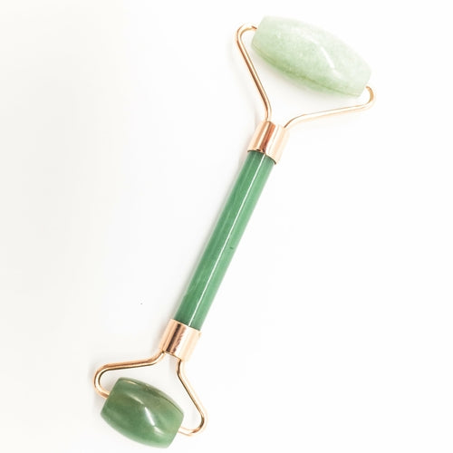 Copper &amp; Crystal Face Roller - Massager