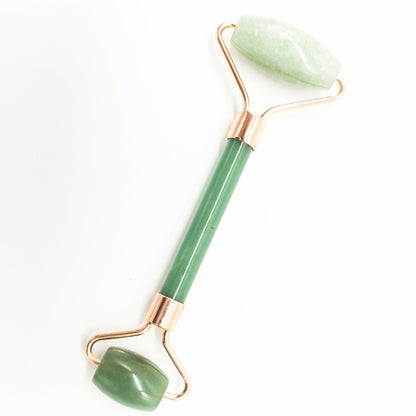 Copper &amp; Crystal Face Roller - Massager