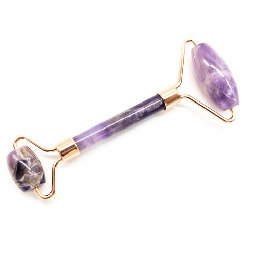 Copper &amp; Crystal Face Roller - Massager