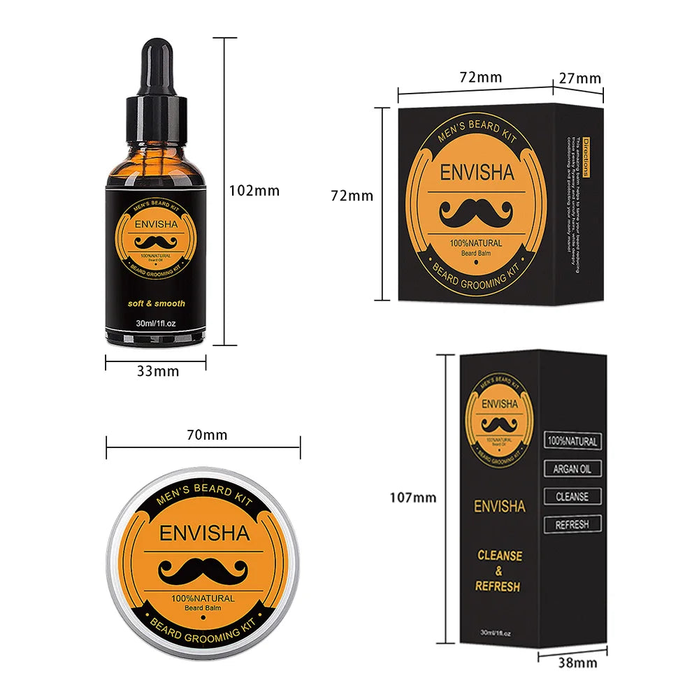 Men Barbe Hair Enhancerbeard Essential Oil