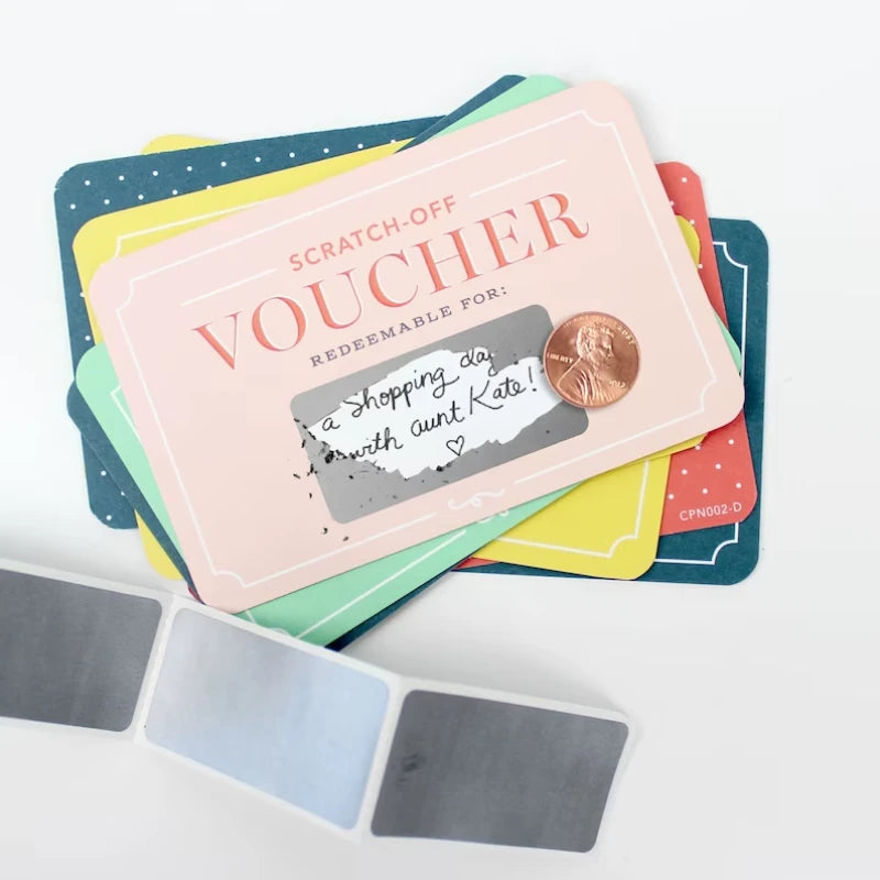 10pcs Scratch-off Vouchers Birthday Gift