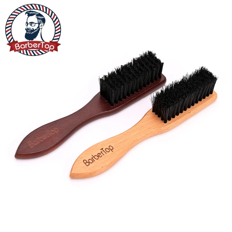 Wood Handle Hairdressing Soft Hair Cleaning Brush