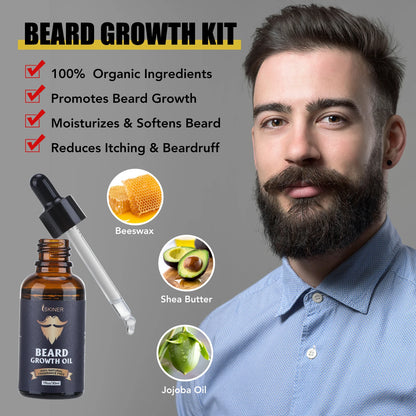 Men Barbe Hair Enhancerbeard Essential Oil